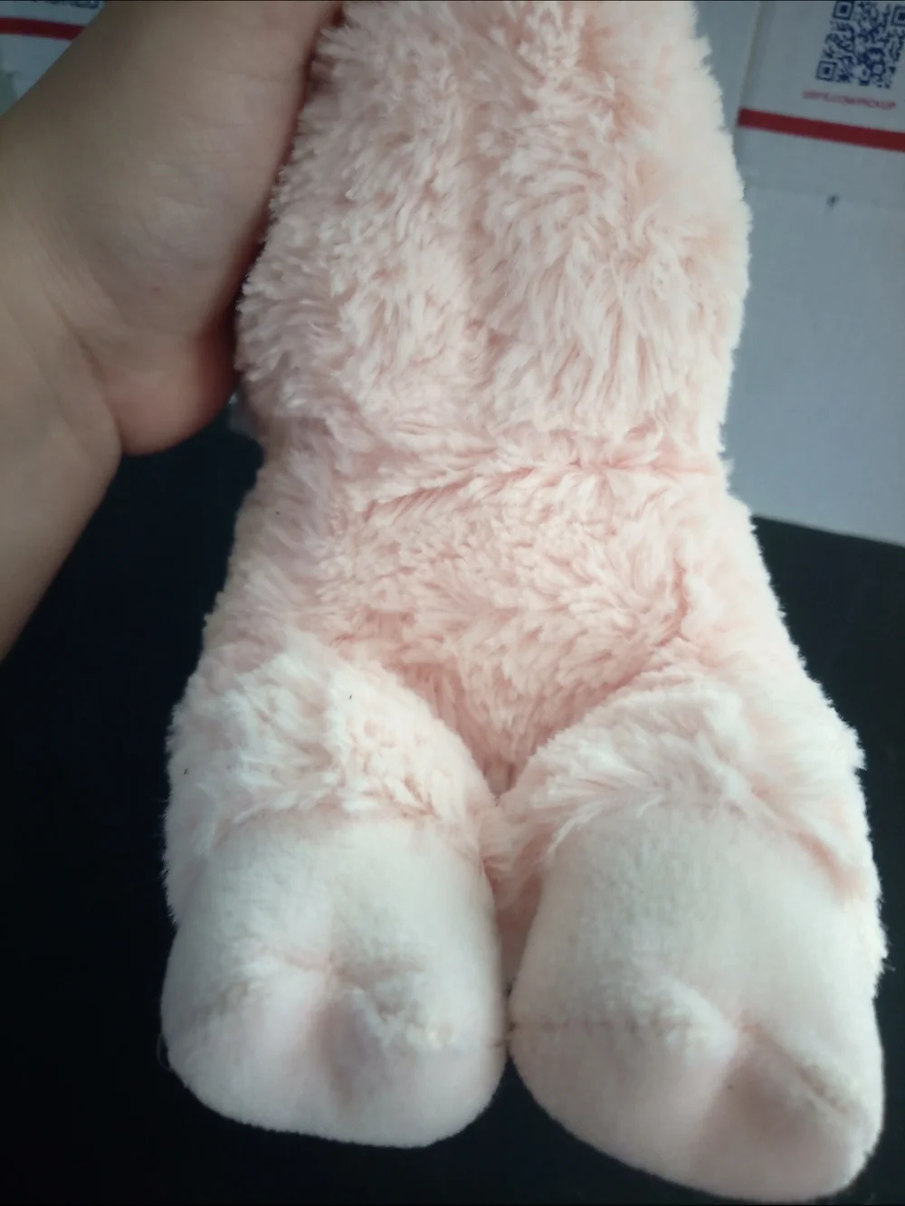 Aurora Plush Pink and Gray Pig Stuffed Animal - Soft Small Pet Toy